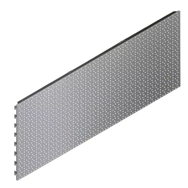 Ladenregal Rückwand 1000x400 mm (bxh) Perforation rundes Loch RAL9006