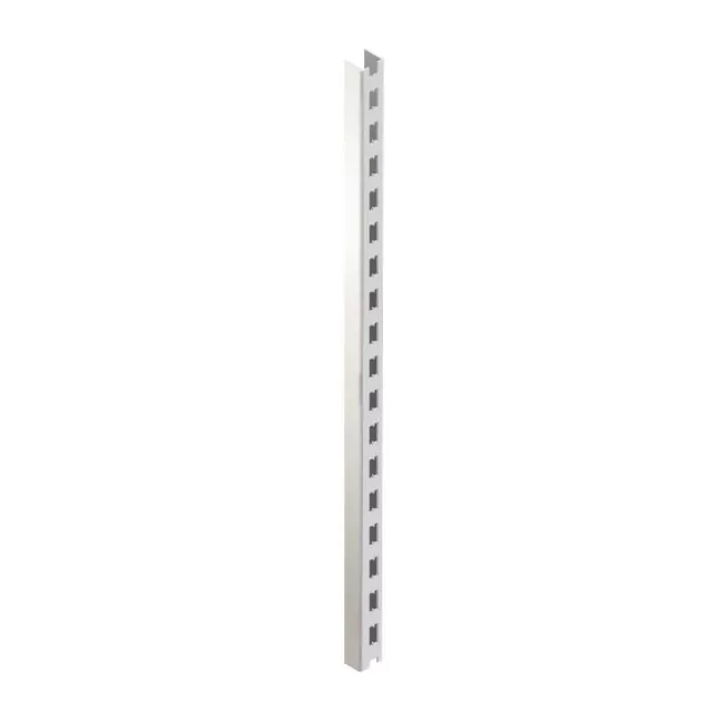 Ladenregal Wandschiene 2400 mm RAL9001
