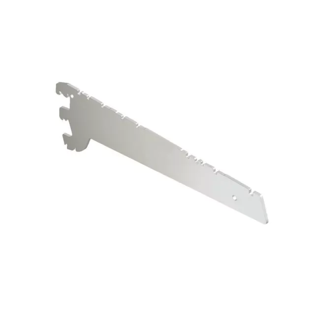 Ladenregalhalter 470 mm einzeln RAL9001