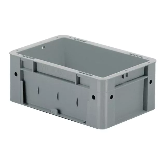 Schwere stapelbare Transportkiste VTK0 300x200x120 mm (LxBxH) grau