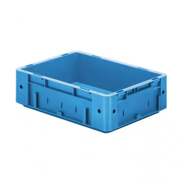 Schwere stapelbare Transportkiste VTK0 400x300x120 mm (LxBxH) blau