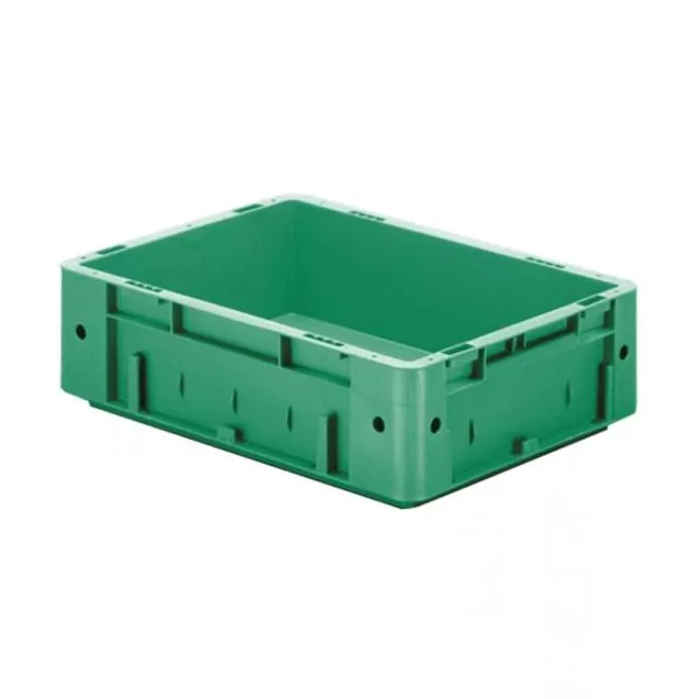 Schwere stapelbare Transportkiste VTK0 400x300x120 mm (lxbxh) grün