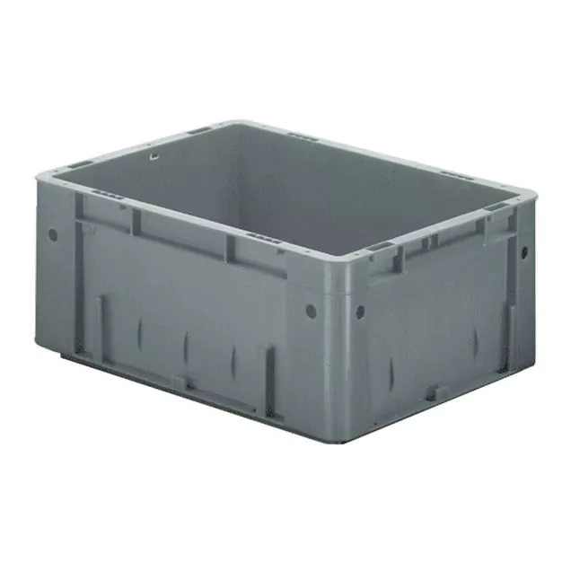 Schwere stapelbare Transportkiste VTK0 400x300x175 mm (lxbxh) grau