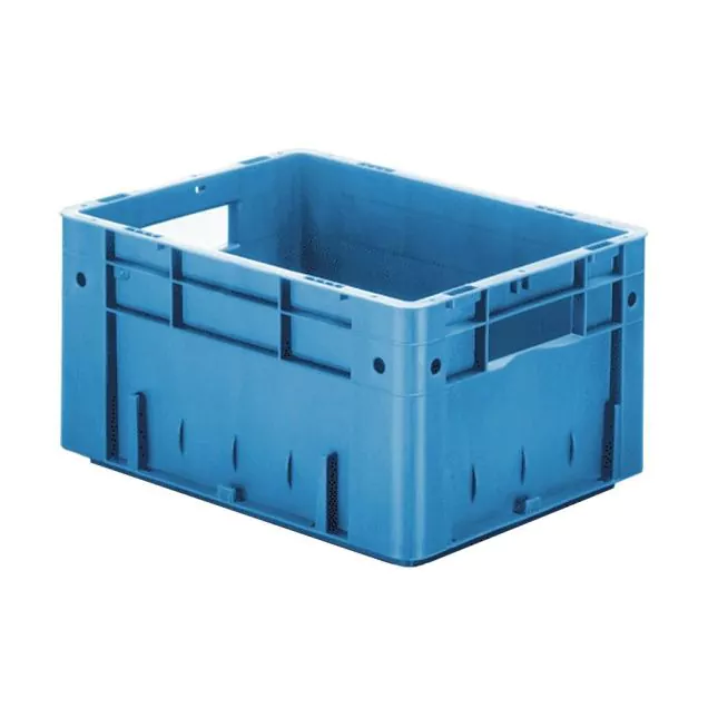 Schwerer stapelbarer Transportbehälter VTK0 400x300x210 mm (LxBxH) blau