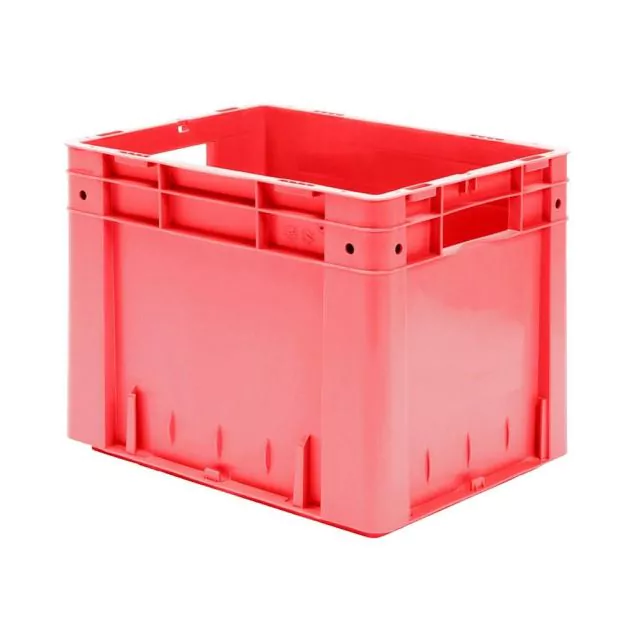 Schwere stapelbare Transportkiste VTK0 400x320x320 mm (LxBxH) rot