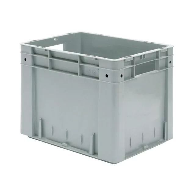 Schwere stapelbare Transportkiste VTK0 400x320x320 mm (LxBxH) grau