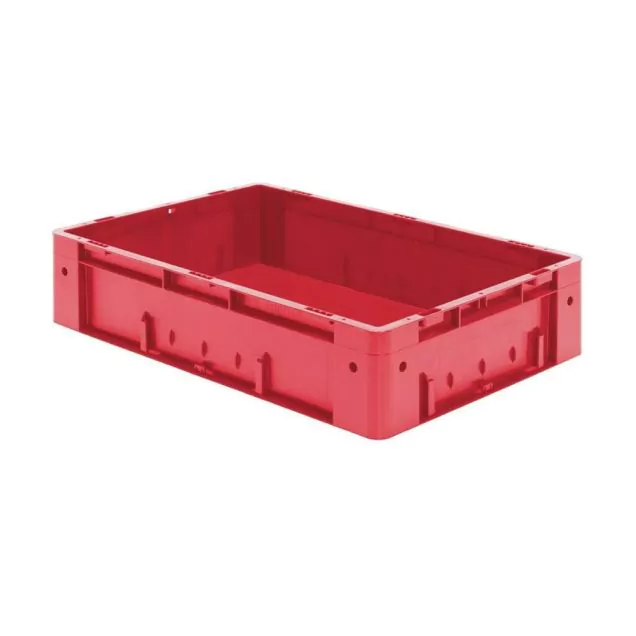 Schwere stapelbare Transportkiste VTK0 600x400x145 mm (LxBxH) rot