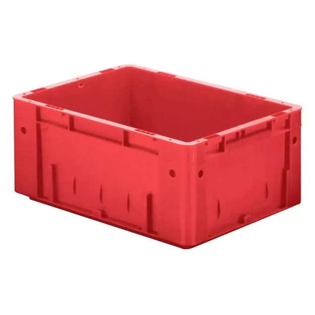 Schwere stapelbare Transportkiste VTK0 600x400x175 mm (LxBxH) rot