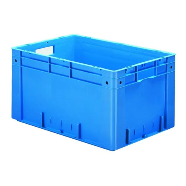 Schwere stapelbare Transportkiste VTK0 600x400x320 mm (LxBxH) blau