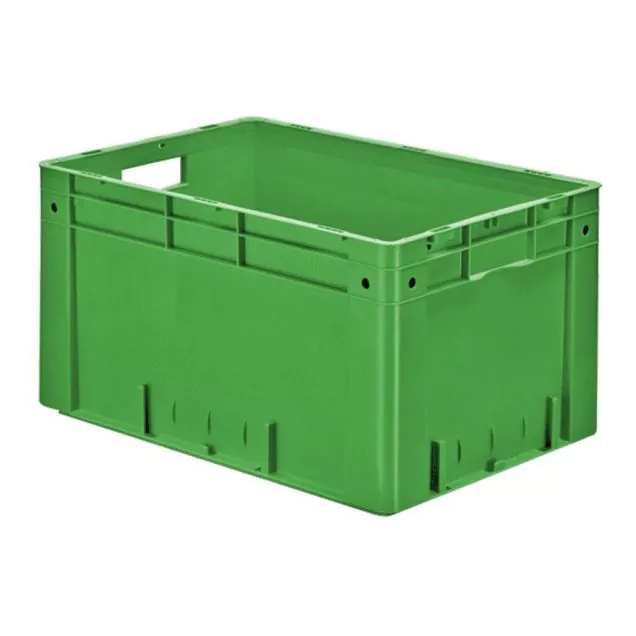 Schwere stapelbare Transportkiste VTK0 600x400x320 mm (LxBxH) grün