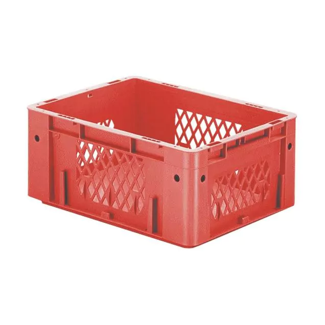Schwere stapelbare Transportkiste VTK1 400x300x175 mm (lxbxh) rot