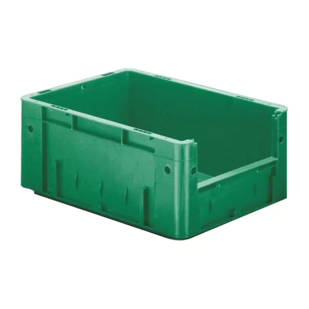 Schwere stapelbare Transportkiste VTK4 400x300x175 mm (lxbxh) grün