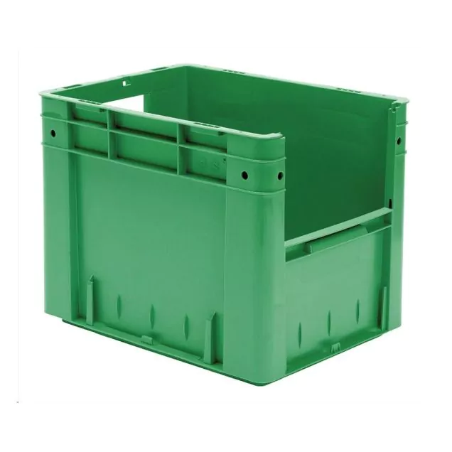 Schwere stapelbare Transportkiste VTK4 400x300x320 mm (LxBxH) grün