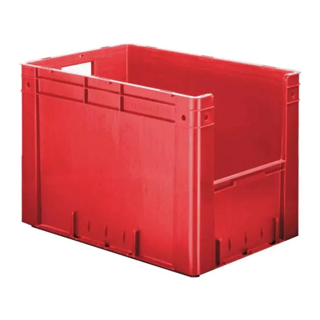 Schwere stapelbare Transportkiste VTK4 600x400x420 mm (LxBxH) rot