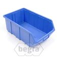Sichtlagerkästen, Stapelboxen, Lagerboxen Kunststoff T1, 515x330x200 blau